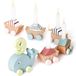 Ensemble de train en bois pour enfants