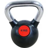 Leader Fit Kettlebell noir 4kg