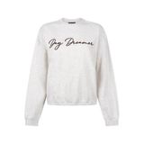Tramontana sweater met tekst - grijs