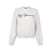 Tramontana sweater met tekst - grijs