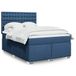 Maison Exclusive - Boxspringbed met matras, bleu, 160x200 cm, textile
