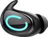 Avizar, slaapkoptelefoon, mono, dun, Bluetooth met ENC ruisonderdrukking, zwart