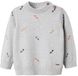 Zippy 3107400501 Sweatshirt Gris 6-9 mois garçon