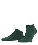 FALKE ClimaWool kort eenkleurig wol lyocell sneakersokken enkelsokken heren groen - maat 43-44