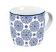infinite GEDA LABELS infinite by GEDA LABELS (INFKH) 15396 kop Classic Blue Pattern porseleinen mok, porselein, 300 milliliter