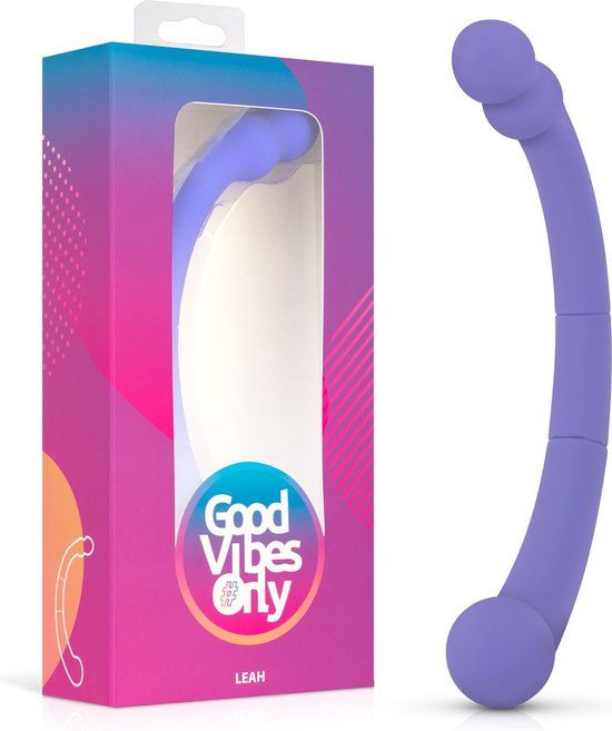 Good Vibes Only Leah Double End Vibrator - Purple