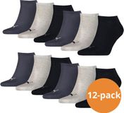 Puma Sneakersokken Plain 12-pack Navy / Grey / Nightshadow Blue-43/46