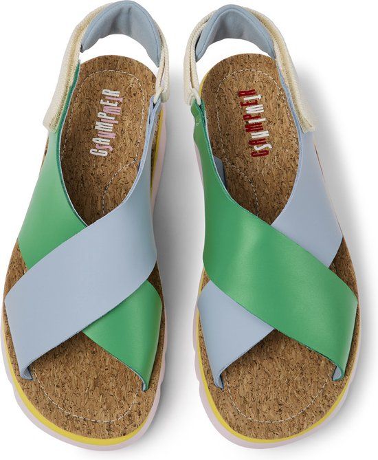 Camper Oruga Sandals - Women - Light Blue / Green - Size 36