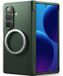 Ringke Onyx Magnetic | Hoesje Geschikt voor Samsung Galaxy Z Fold 8 Ultra | Compatibel met MagSafe / Qi2 | Back Cover Flexibel TPU | Donker Groen