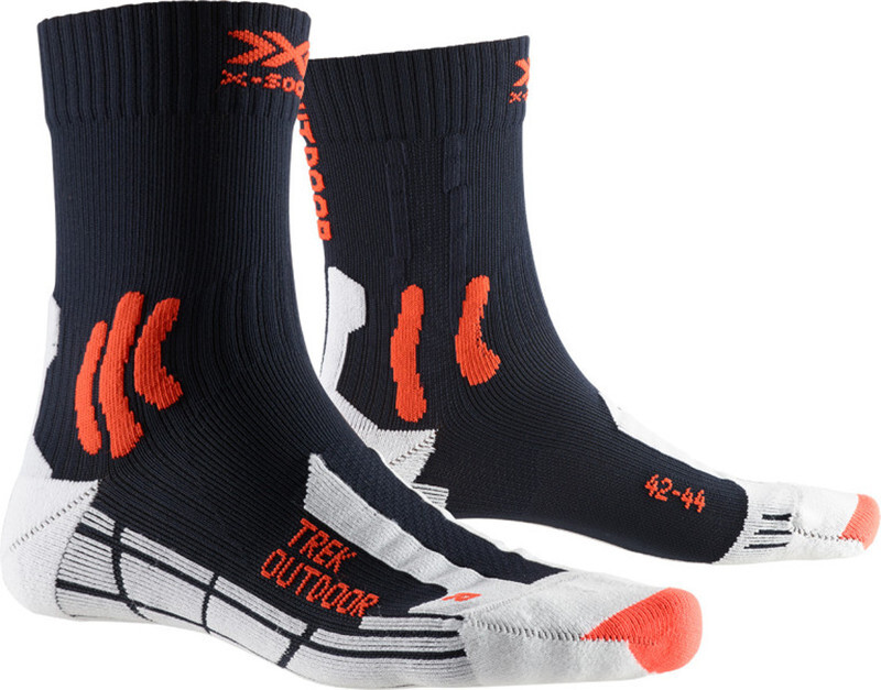 X-SOCKS Trek Outdoor Sokken Heren, midnight blue/kurkuma orange EU 45-47 2019 Trekking- & Wandelsokken