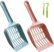 Ibenzoa® Functionele Kattenbakschep Set van Twee Stuks Roze