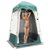 Outdoor Douche Tent Kleedkamer Privacy Draagbare Camping Shelters (Wit+Groen)
