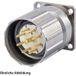 Hummel M23 Connecteur de dispositif de signalisation, insert à souder, droit, nombre de pôles 9 pôles. 1+8, broche avec moletage positionnable, montage en façade - 1 pièce