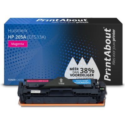 PrintAbout Huismerk HP 205A (CF533A) Magenta Toner - Compatible