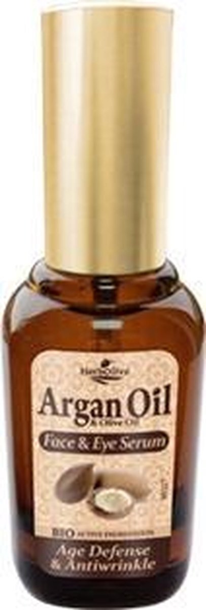 HerbOlive Argan Olie Gezicht & Oog Serum Anti-Rimpel/Veroudering 30ml