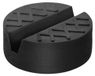 Tapis de cric en caoutchouc - Support de cric - 65 mm - Jusqu'à 3 tonnes - Noir