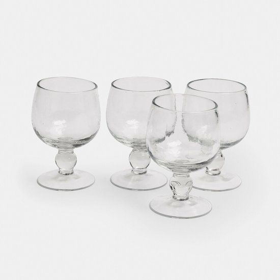 LOBERON Glas set van 4 Vinoros helder