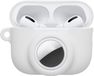 kwmobile Apple Airpods Pro 3 hoesje - Oortjes cover met AirTag houder - Silicone in wit