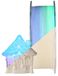 PLA Silk filament, blanc clair, couleurs arc-en-ciel, 1 kg