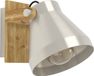 EGLO Cawton Spot - E27 - 16 cm - Grijs|Bruin - Staal|Hout