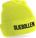 Bellatio Decorations Oliebollen Muts - Unisex - One Size - Geel - Wintermuts
