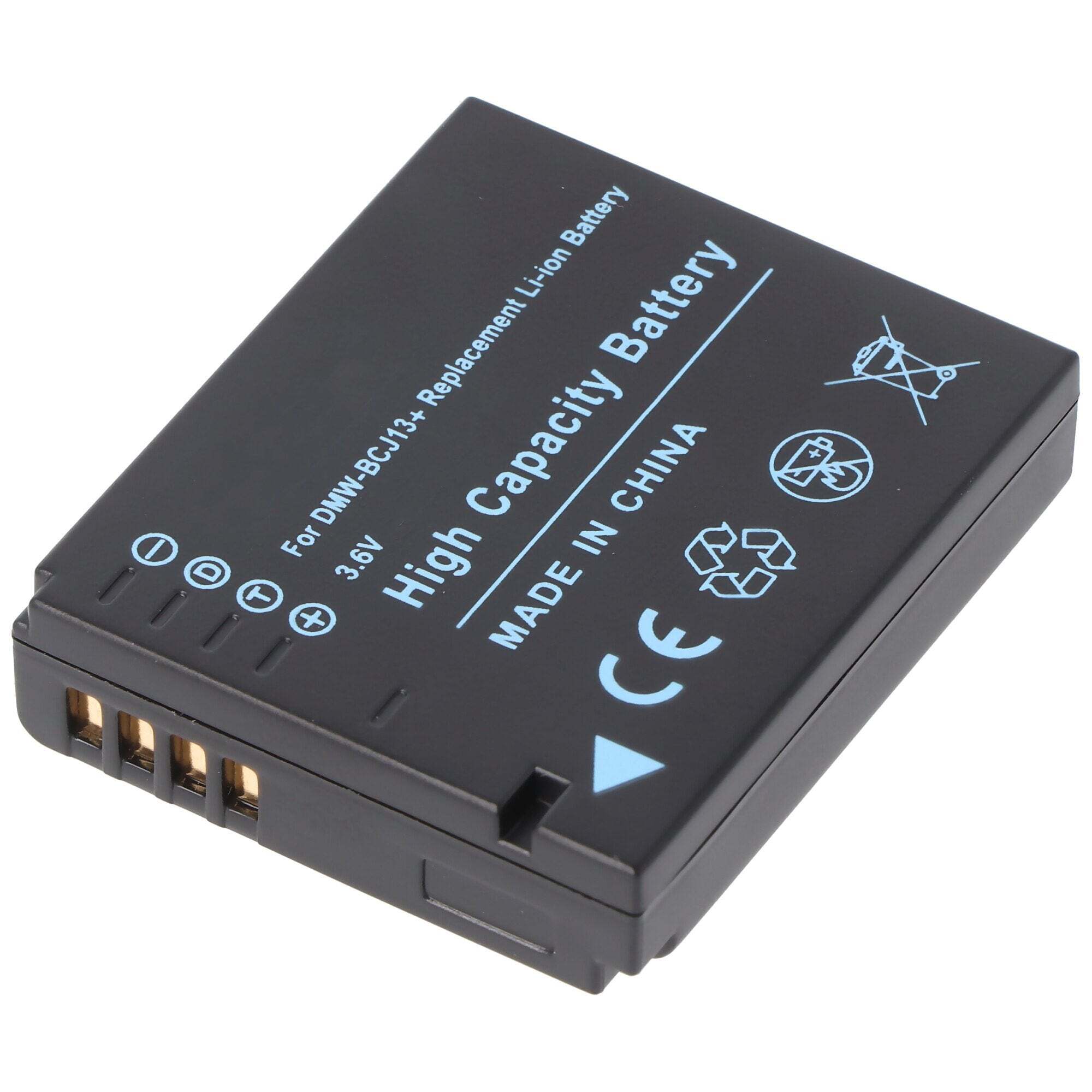 ACCUCELL Accu geschikt voor Panasonic DMW-BCJ13E, DMC-LX5, DMW-BCJ13