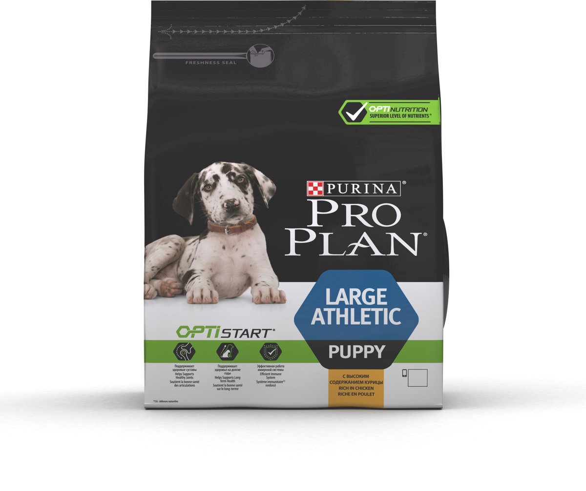 PRO PLAN Puppy Large Athletic - Hondenvoer - Kip Optistart - 3 kg