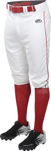 RAWLINGS Rawlings Lnchkpp-w/s-89 Broek, Wit/Scharlaken, Medium