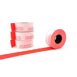 26 x 16 hoekverbindingen blister 10 rollen etiketten rood afneembaar