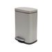 MSV 10.21566 Afvalcontainer Rechthoekig Staal Taupe 30L