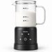 Kitchify Mousseur à lait en verre - Mousseur à lait électrique - Avec bec verseur - 4 en 1 - Milk Frother - Noir