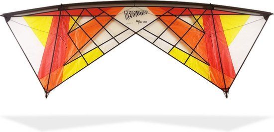 Revolution Kites Revolution Reflex XX Tarantula Stuntvlieger - Geel/Oranje - 294cm