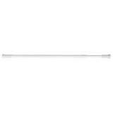 MSV 140095 douchestang aluminium + schilderij wit 110 x 0,1 x 0,1 cm