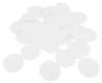 Pokerchips - 100 pièces - Plastique blanc - 19 mm - Blanc