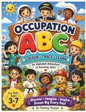 Occupation ABC Colouring & Tracing Book for Kids Ages 3–7
