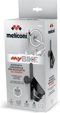 Meliconi Fietsenrek (489002) - Fietsenrek voor buitenshuis - Zwart