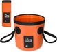 Merkloos Opvouwbare emmer - Multifunctioneel, lichtgewicht, inklapbaar - Oranje, 20 liter