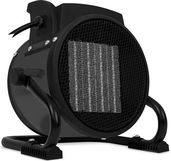 VONROC Elektrische kachel - Straalkachel - ventilatorkachel - keramisch - 2000W - grijs