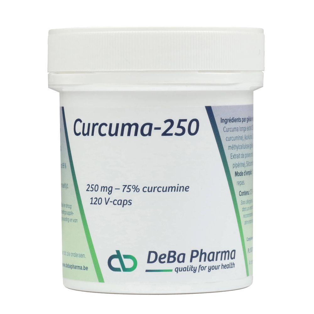 DeBa Pharma DeBa Pharma Curcuma 250mg 120 capsules