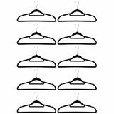 Beldray® LA063717BLKEU 10 Pack Premium Velvet Clothes Hangers, Black