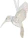 Decoris Kersthanger Kolibrie Kunststof Transparant Iriserend 9x9,2x10,5cm