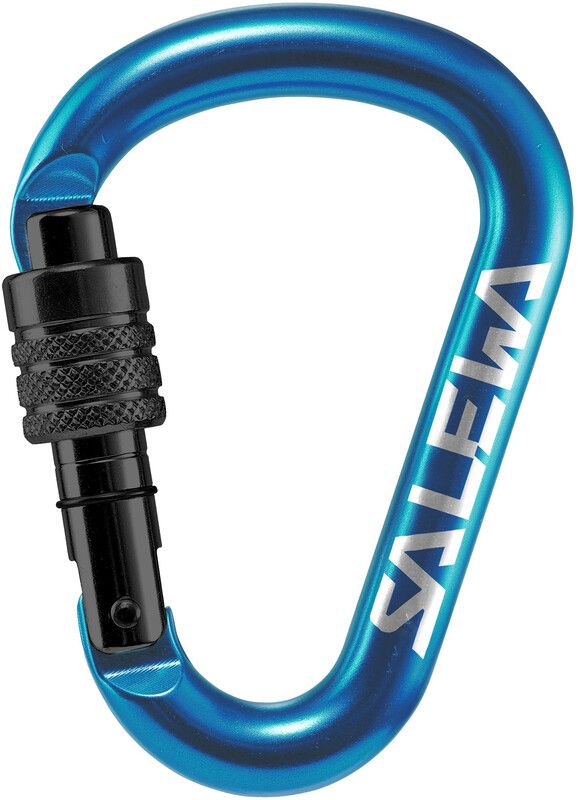 SALEWA HMS Screw G2 Carabiner Medium - blue