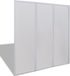 Paravent de baignoire 3 panneaux pliable 117 x 120 cm