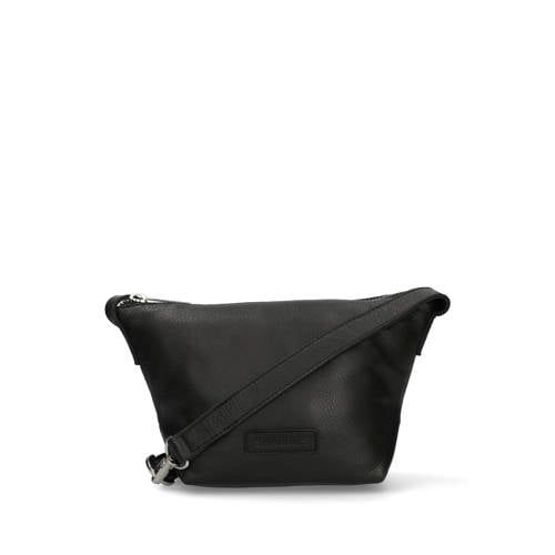 Shabbies Amsterdam Esra Crossbody Bag - Black Leather