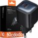Mcdodo Chargeur rapide pour téléphone, adaptateur secteur, 2x USB-C PD GaN 45W
