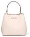 Michael Kors Emmett bucket bag, PVC, zwart. Handgrepen van leer. Verstelbare schouderband