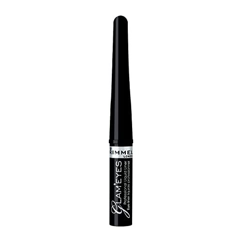 Rimmel London Glam'Eyes Professional Liquid Eyeliner - Black Glamour - 3.5 ml