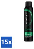 Syoss 15 x Anti-Graisse Shampooing Sec - 200 ml - Lot économique