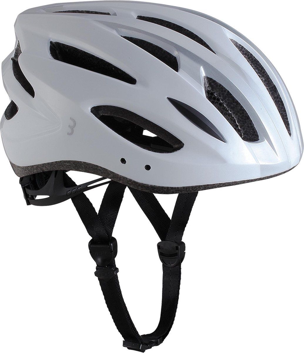 BBB Cycling Condor Racefiets Helm – MTB Helm – Wielrenhelm – Sporthelm – Wit – Maat L