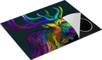 Chefcare Inductie Beschermer Hertenkop - 77x59 cm - Multicolor